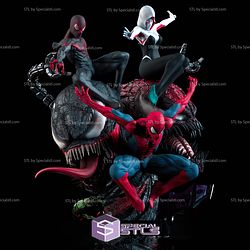 Spiderverse Diorama New 1 6 STL Files
