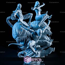 Spiderverse Diorama New 1 6 STL Files