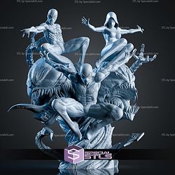 Spiderverse Diorama New 1 6 STL Files
