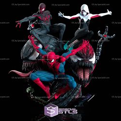 Spiderverse Diorama New 1 6 STL Files