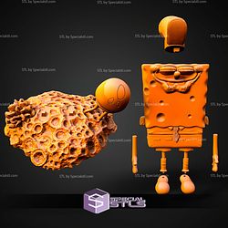 SpongeBob Emotion STL Files