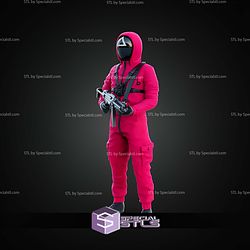Squid Game Pink Soldier STL Files
