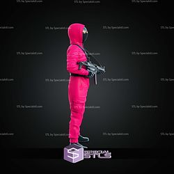 Squid Game Pink Soldier STL Files