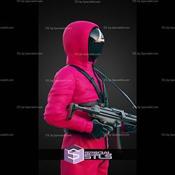 Squid Game Pink Soldier STL Files