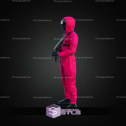 Squid Game Pink Soldier STL Files