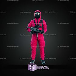 Squid Game Pink Soldier STL Files