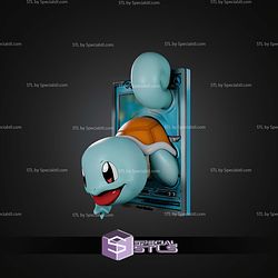 Squirtle Card 256mm Buld Plate STL Files