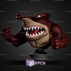 Street Shark Jab Bust STL Files