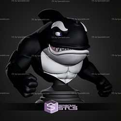 Street Shark MobyLick Bust STL Files