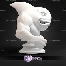 Street Shark MobyLick Bust STL Files