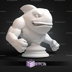 Street Shark MobyLick Bust STL Files