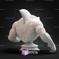 Street Shark Ribster Bust STL Files