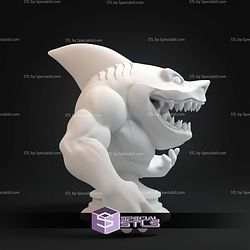 Street Shark Ribster Bust STL Files