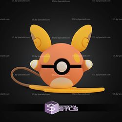 Super Basic Pokemon Alolan Raichu Pokeball