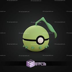 Super Basic Pokemon Chikorita Pokeball