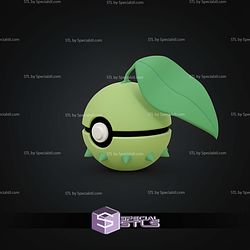 Super Basic Pokemon Chikorita Pokeball