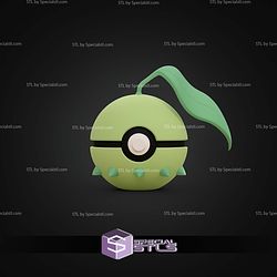 Super Basic Pokemon Chikorita Pokeball