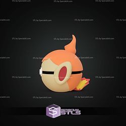 Super Basic Pokemon Chimchar Pokeball