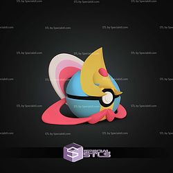 Super Basic Pokemon Cresselia Pokeball