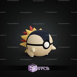 Super Basic Pokemon Cyndaquil Pokeball V2