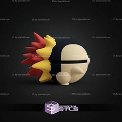 Super Basic Pokemon Cyndaquil Pokeball V2