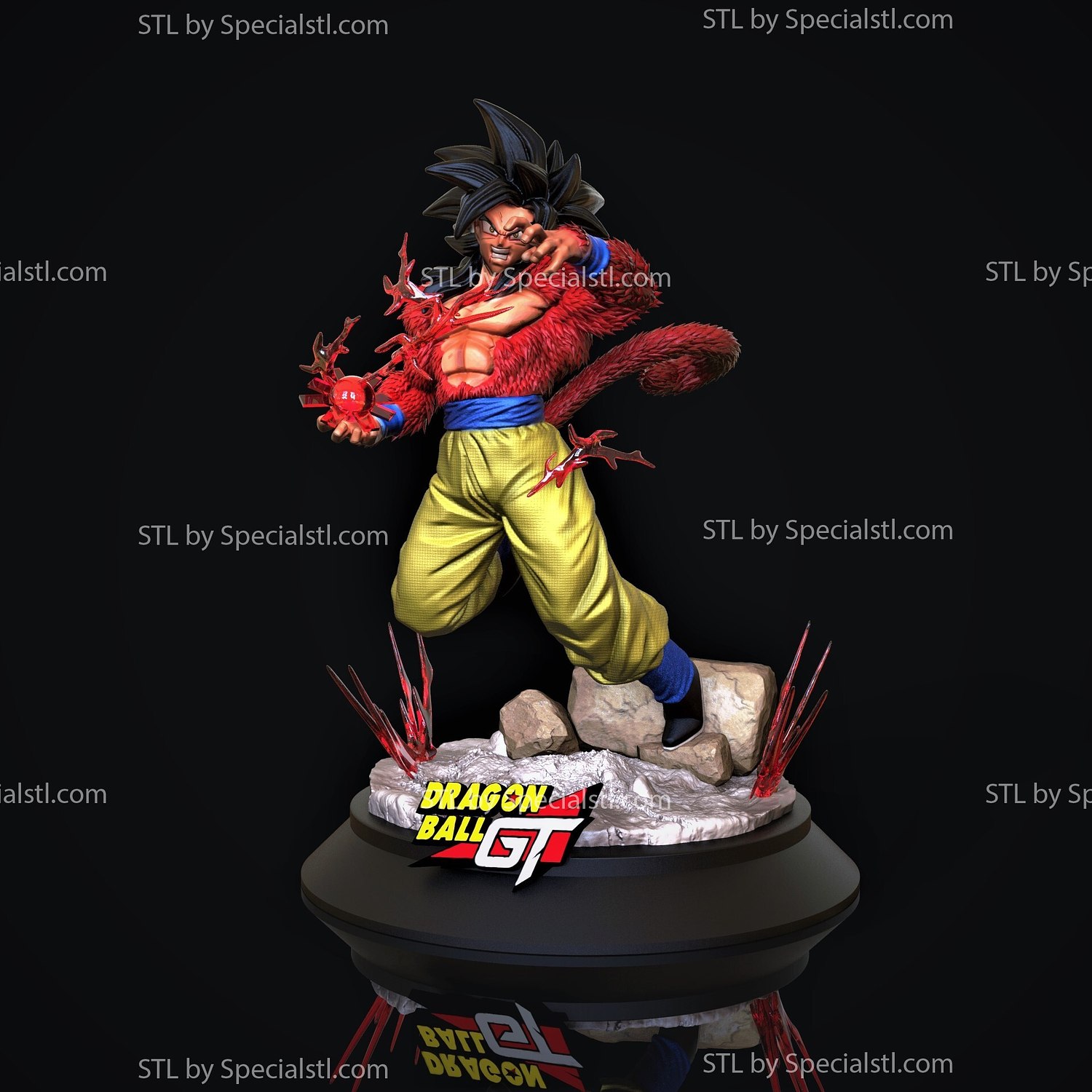 Goku SSJ4 Pin for Sale by GlennButler27