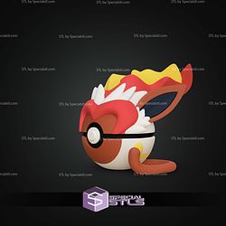 Super Basic Pokemon Infernape Pokeball
