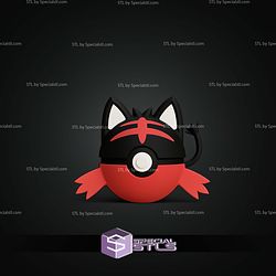 Super Basic Pokemon Litten Pokeball