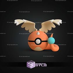 Super Basic Pokemon Mega Dragonite Pokeball