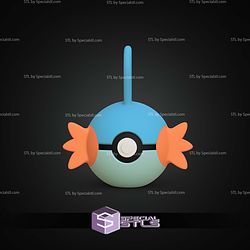 Super Basic Pokemon Mudkip Pokeball