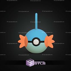 Super Basic Pokemon Mudkip Pokeball