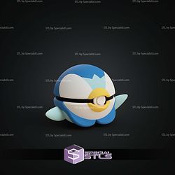 Super Basic Pokemon Piplup Pokeball V2