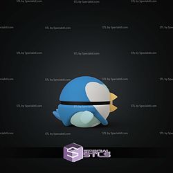 Super Basic Pokemon Piplup Pokeball V2