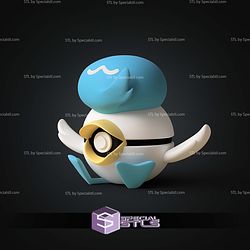 Super Basic Pokemon Quaxly Pokeball