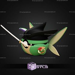 Super Basic Pokemon Roronoa Zoro Scyther Pokeball