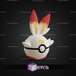 Super Basic Pokemon Scorbunny Pokeball