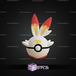 Super Basic Pokemon Scorbunny Pokeball