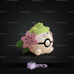 Super Basic Pokemon Shaymin Land Forme Pokeball