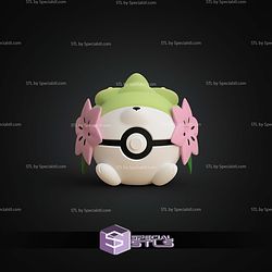Super Basic Pokemon Shaymin Land Forme Pokeball