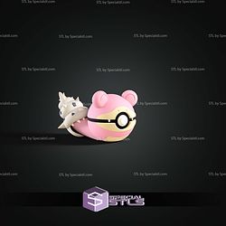 Super Basic Pokemon Slowbro Pokeball