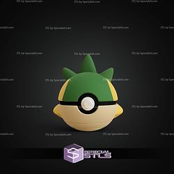 Super Basic Pokemon Snivy Pokeball
