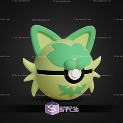 Super Basic Pokemon Sprigatito Pokeball