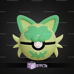 Super Basic Pokemon Sprigatito Pokeball