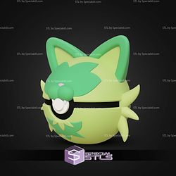 Super Basic Pokemon Sprigatito Pokeball