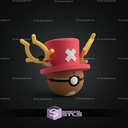 Super Basic Pokemon Tony Tony Chopper Stantler Pokeball