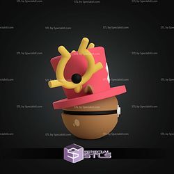 Super Basic Pokemon Tony Tony Chopper Stantler Pokeball