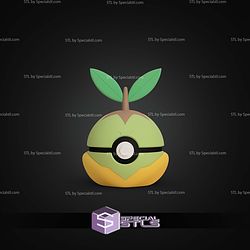 Super Basic Pokemon Turtwig Pokeball