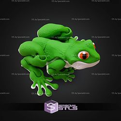 Super Basic STL Articulated Tree Frog