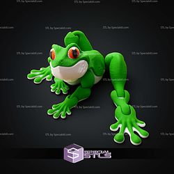 Super Basic STL Articulated Tree Frog