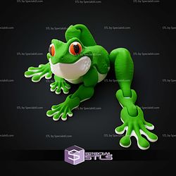 Super Basic STL Articulated Tree Frog